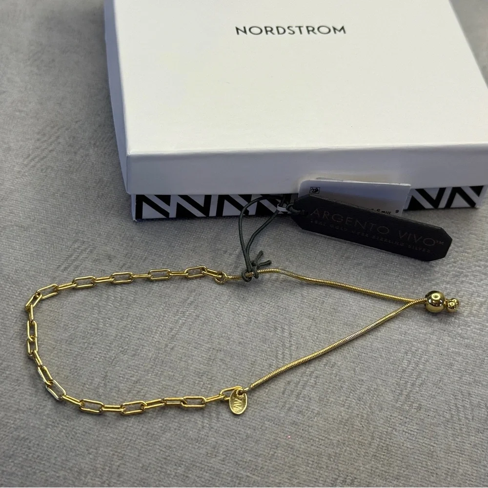 Argento Vivo Gold Adjustable Bracelet - Picture 6 of 16